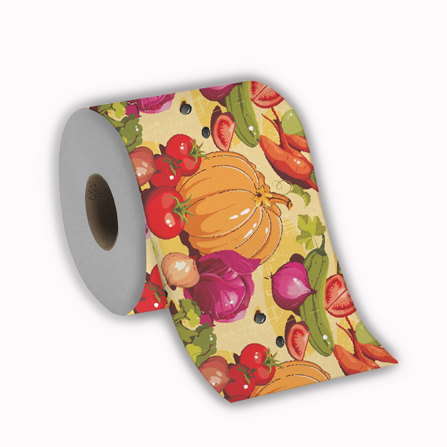 3D Vegetable & Food multicolor Self Adhesive Tile Roll decorative masterpiece for home decor