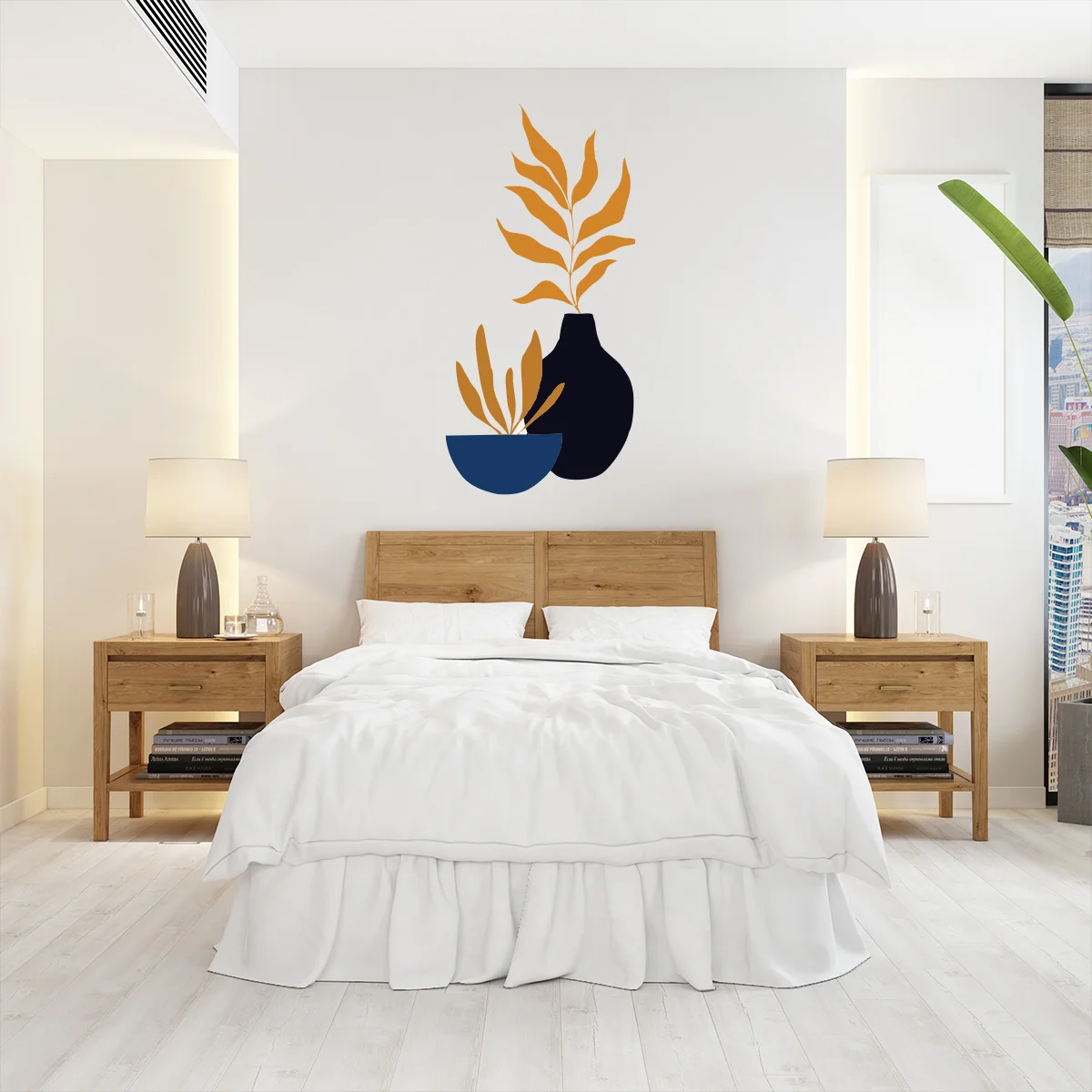  Abstract Autumn Flowers Decal for Home Décor Just Peel and Stick   decorative masterpiece for home decor