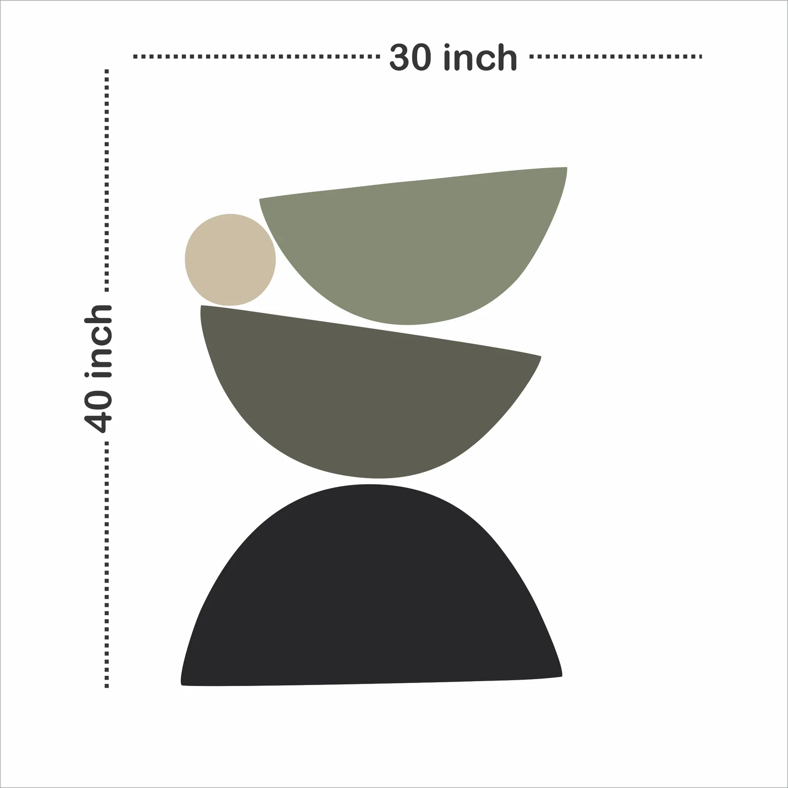  Modern art geometry color piece combination Decal for Home Décor Just Peel and Stick   decorative masterpiece for home decor