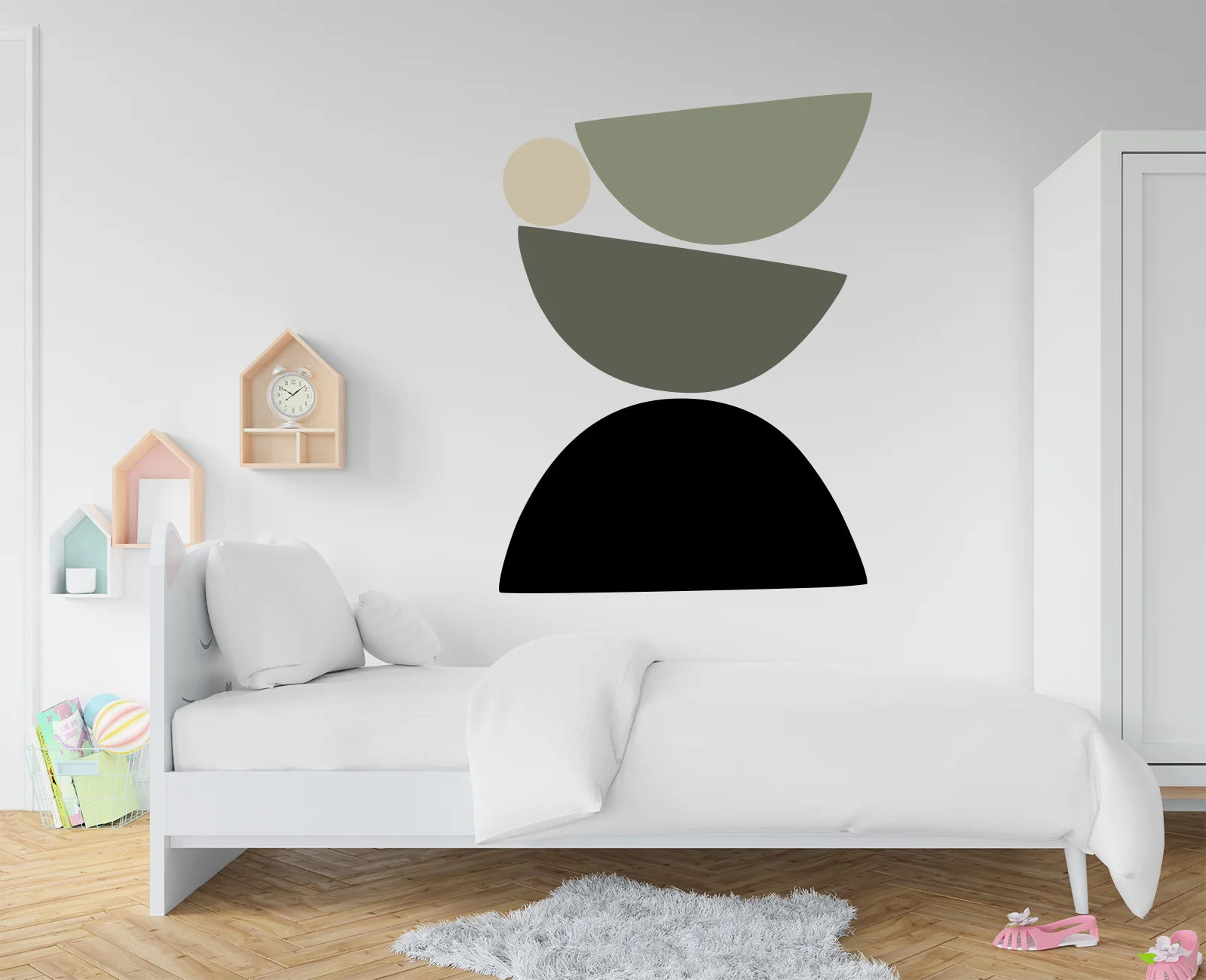  Modern art geometry color piece combination Decal for Home Décor Just Peel and Stick   decorative masterpiece for home decor