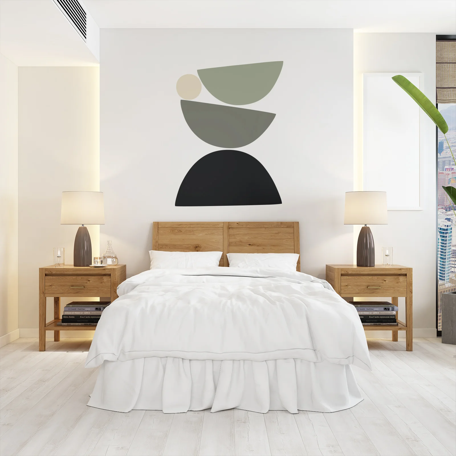  Modern art geometry color piece combination Decal for Home Décor Just Peel and Stick   decorative masterpiece for home decor