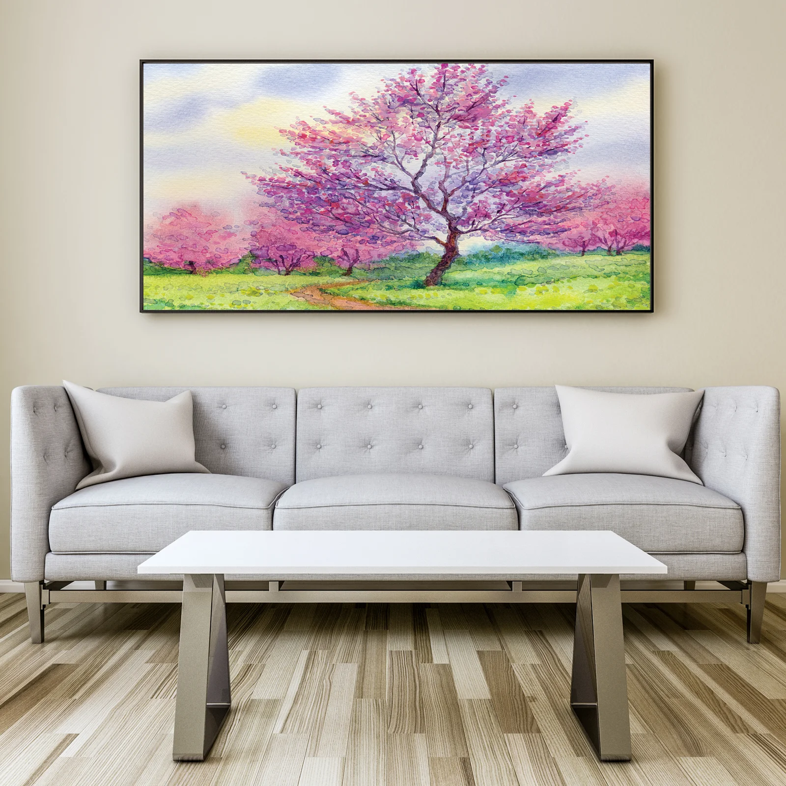 Classic Blossom Tree Premium Canvas Wall Painting  decorative masterpiece for home decor