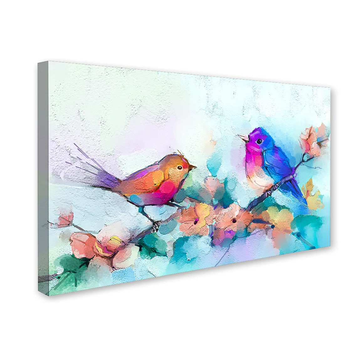 Flowers & Birds Canvas Wall Painting decorative masterpiece for home decor