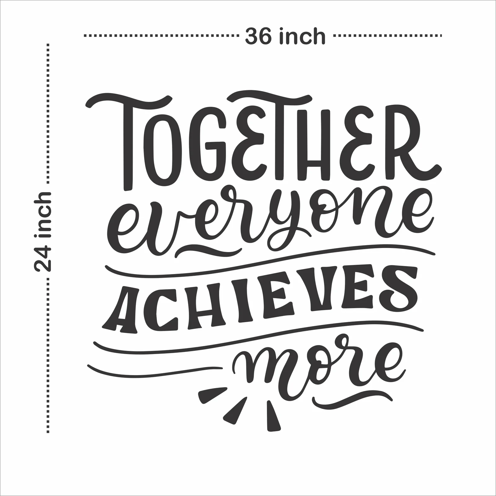 Motivation Quotes Decal for Home Décor Just Peel and Stick   decorative masterpiece for home decor