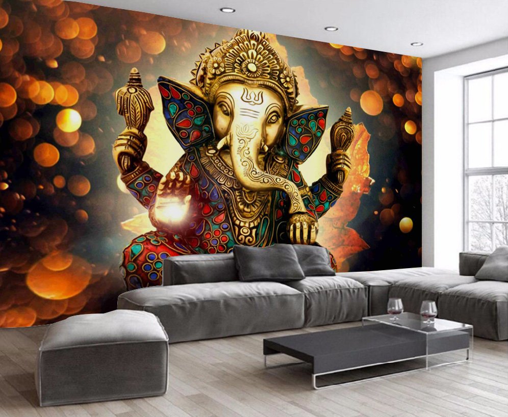 Shree Ganesh wall poster living room, hall, bedroom decorative masterpiece for home decor
