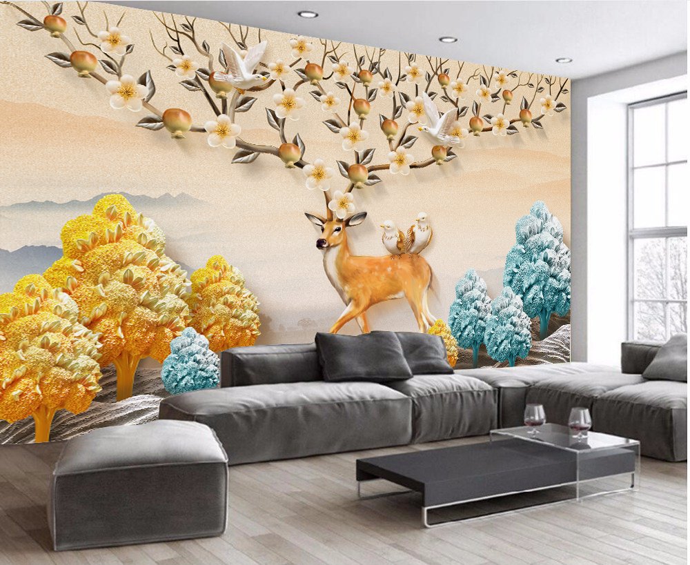 Deer wall poster living room, bedroom, Hall, Play Room decorative masterpiece for home decor