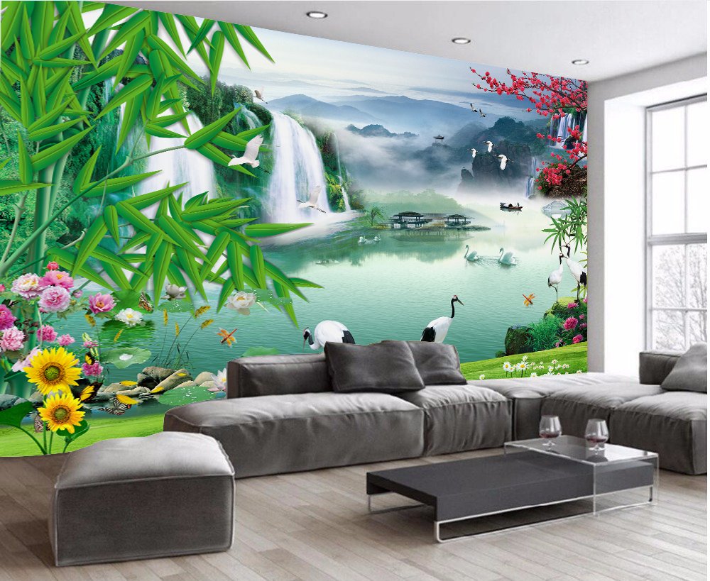 Nature Scenery Lake Wall poster bedroom, living room, office, hall  decorative masterpiece for home decor
