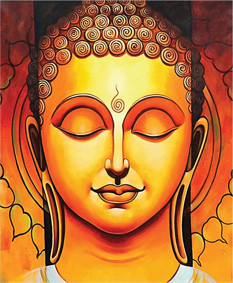 Buddha wall poster living room, bedroom, hall, hotel  decorative masterpiece for home decor