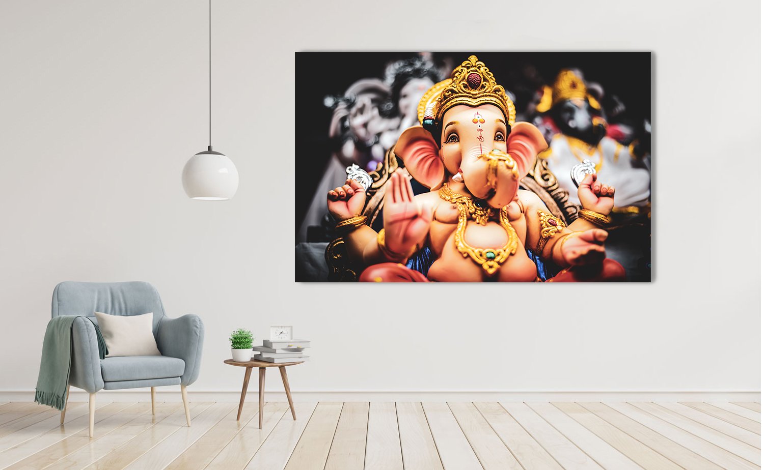 God Ganesh poster Living Room, Hall, Office, Bedroom, decorative masterpiece for home decor