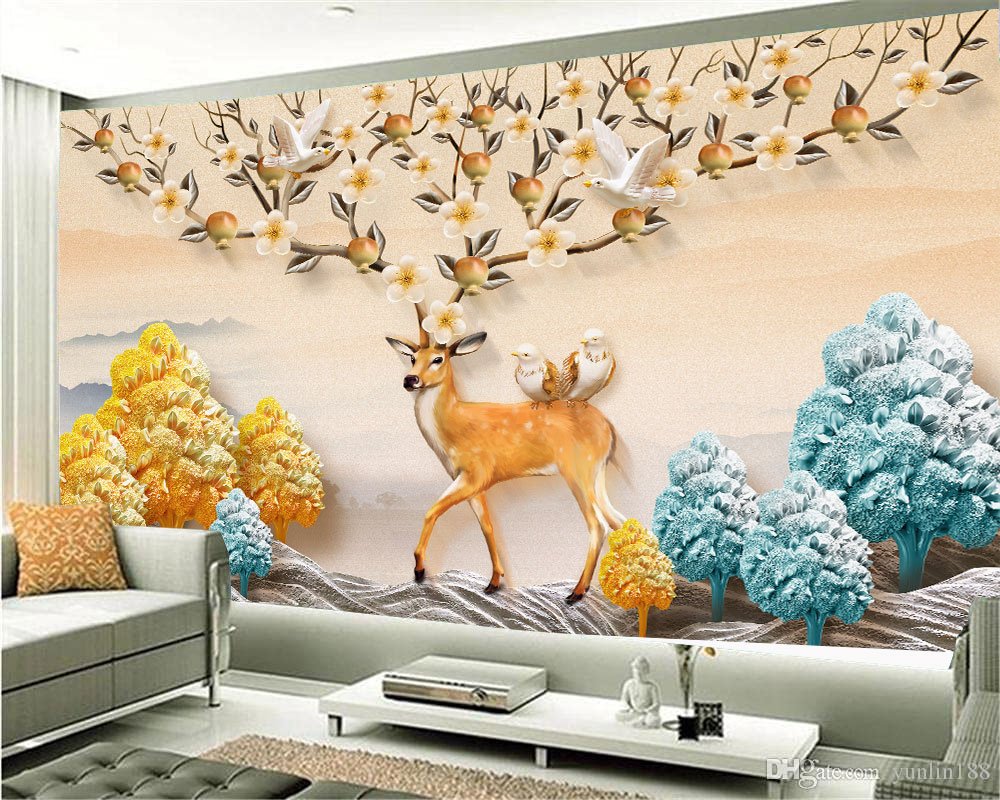 Deer wall poster living room, bedroom, Hall, Play Room decorative masterpiece for home decor