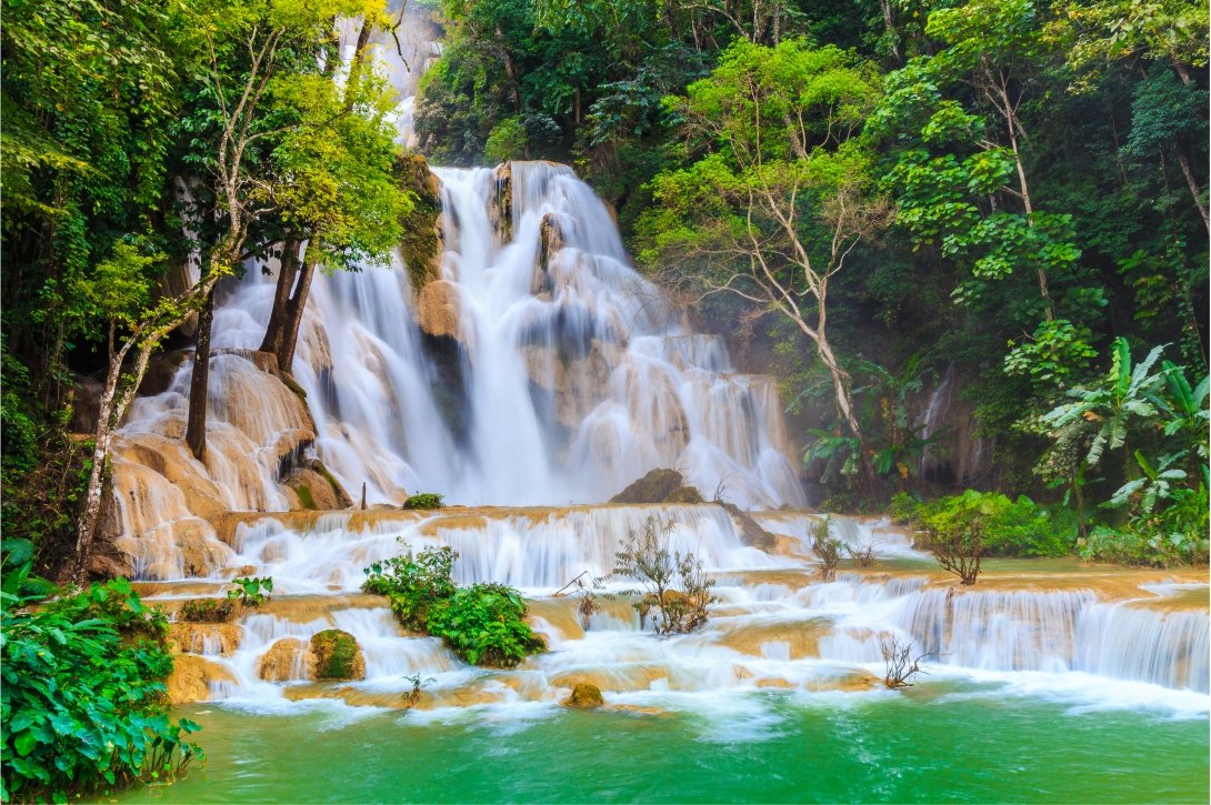 Beautiful waterfall Scenery wall poster Living Room, Hall, Office, Bedroom decorative masterpiece for home decor